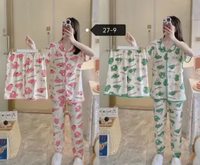 3 Pcs Women's Pajama Home Wear P27-9