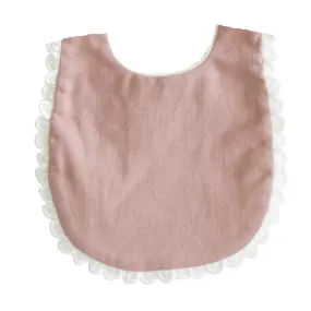 Alimrose - Sophie Linen Bib - Rose