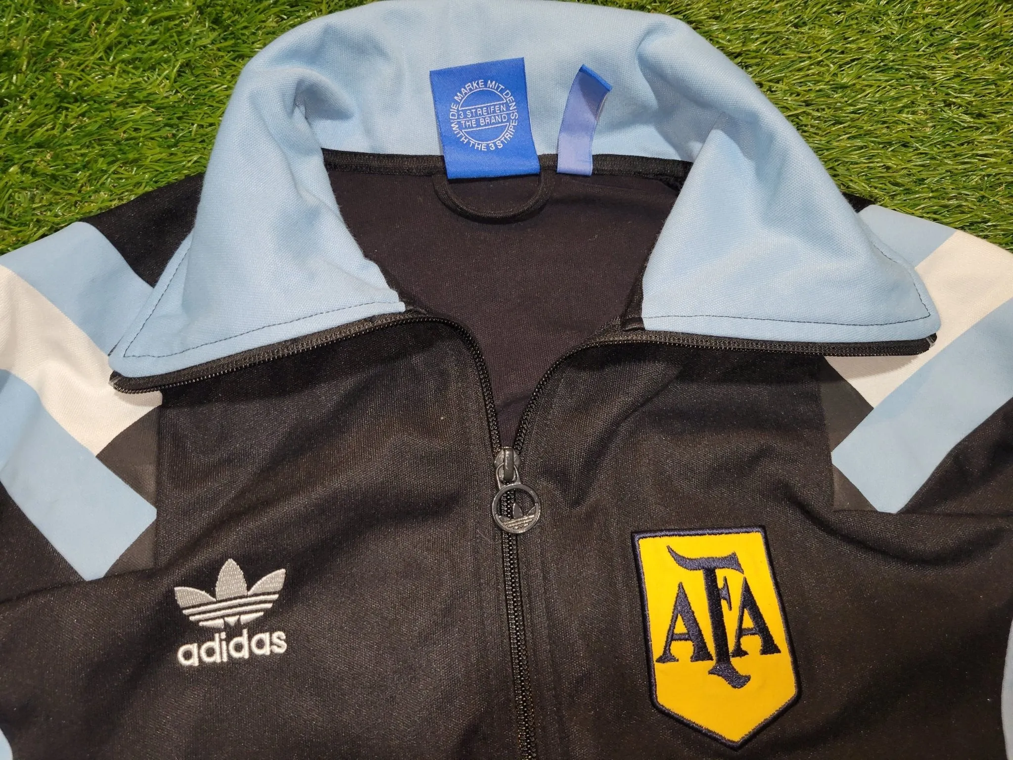 Argentina AFA Adidas Originals Black Track Jacket L SKU# F77288