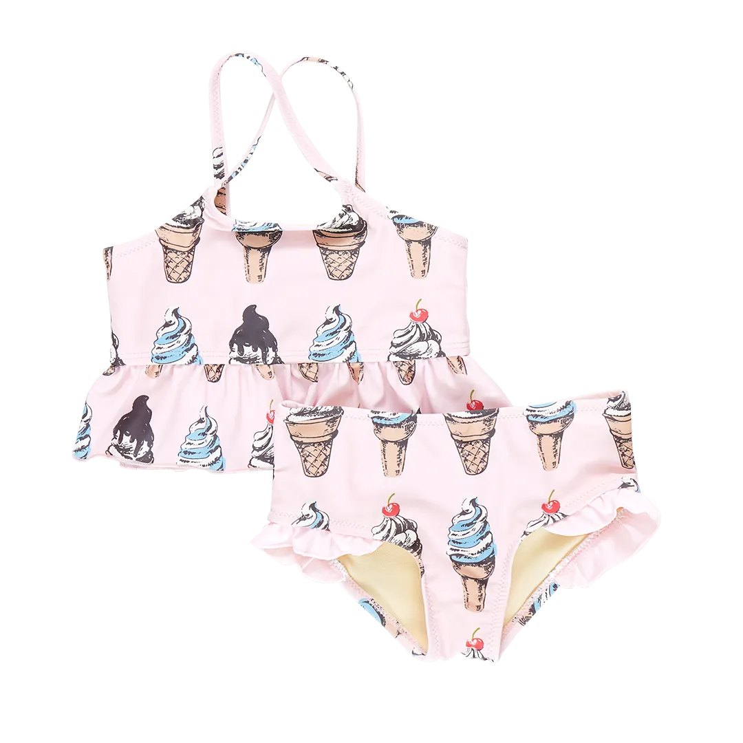 Baby Girls Joy Tankini - Pink Soft Serve