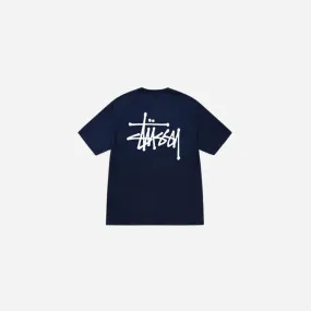 BASIC STÜSSY TEE NAVY