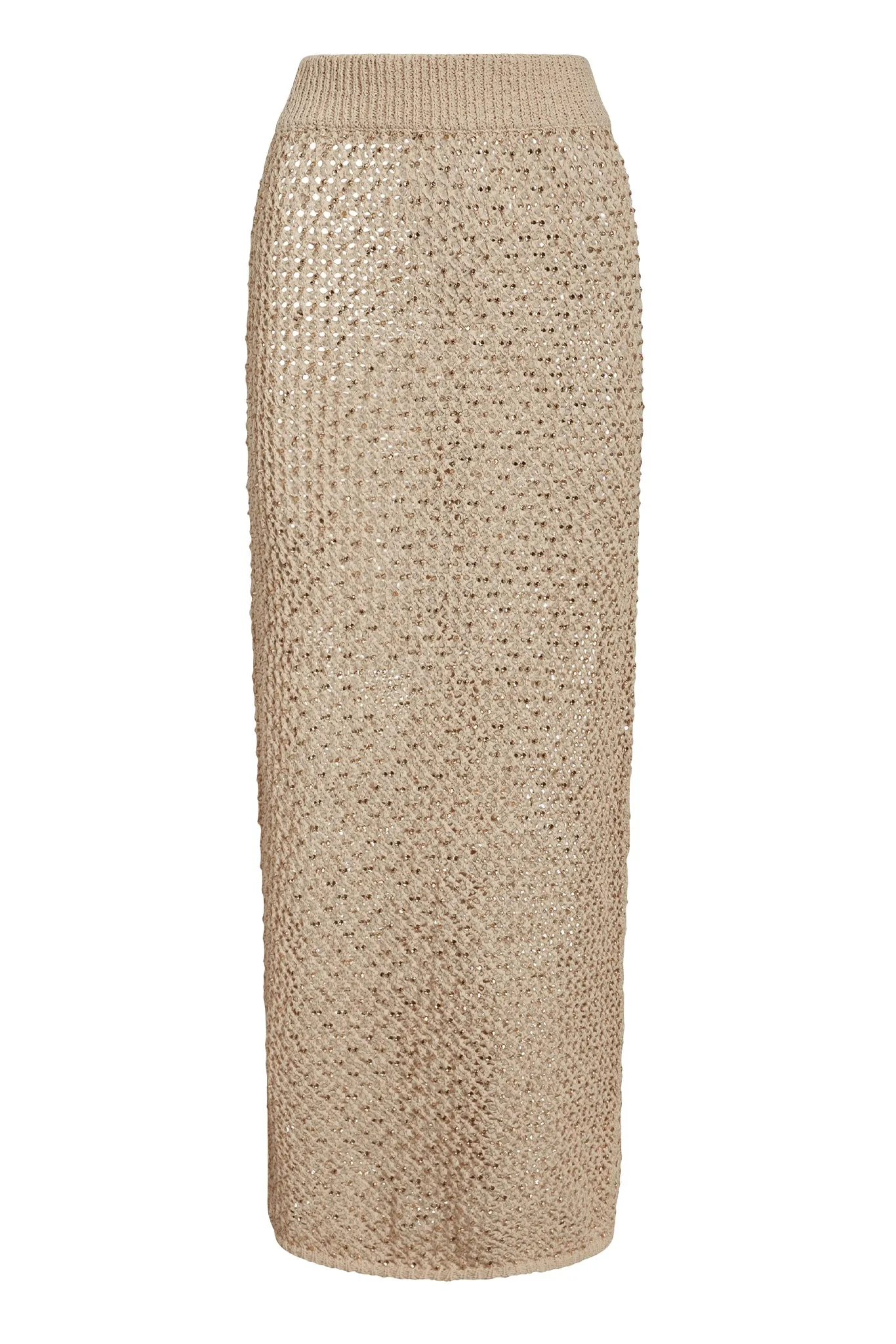 Cape May Skirt - Champagne Diamond Crochet