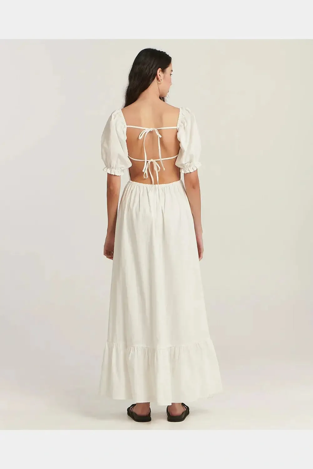 Charlie holiday paris maxi dress - white