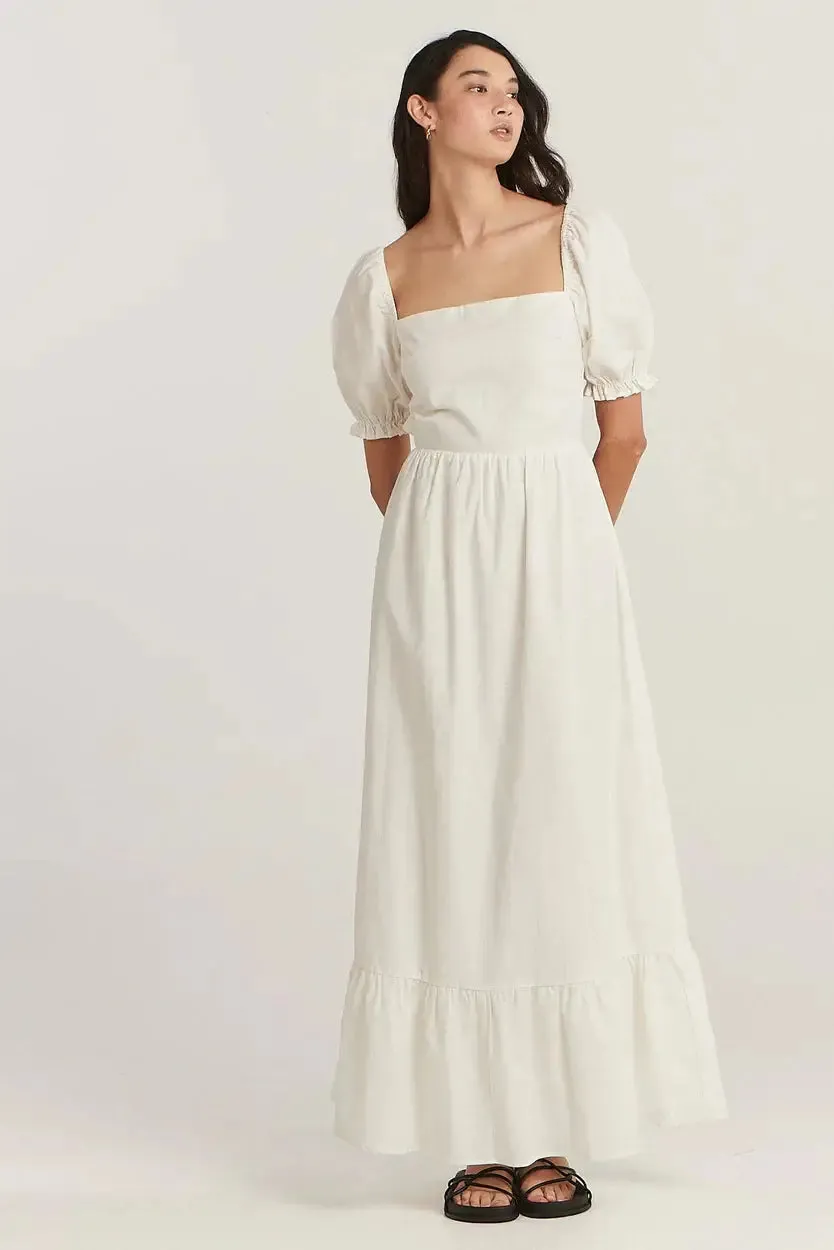 Charlie holiday paris maxi dress - white