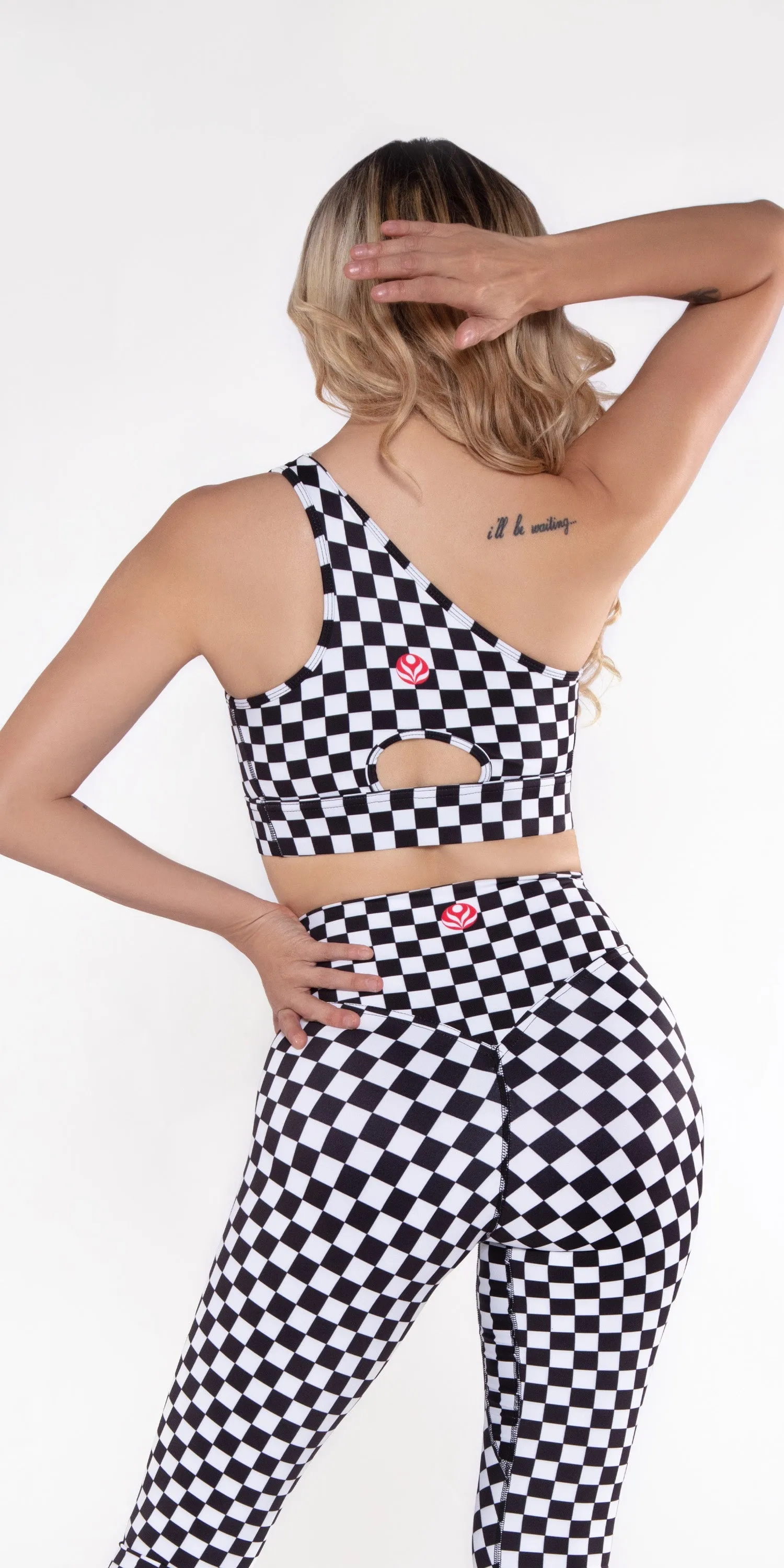 Checkmate - Teardrop One-Shoulder Sports Bra [Final Sale]