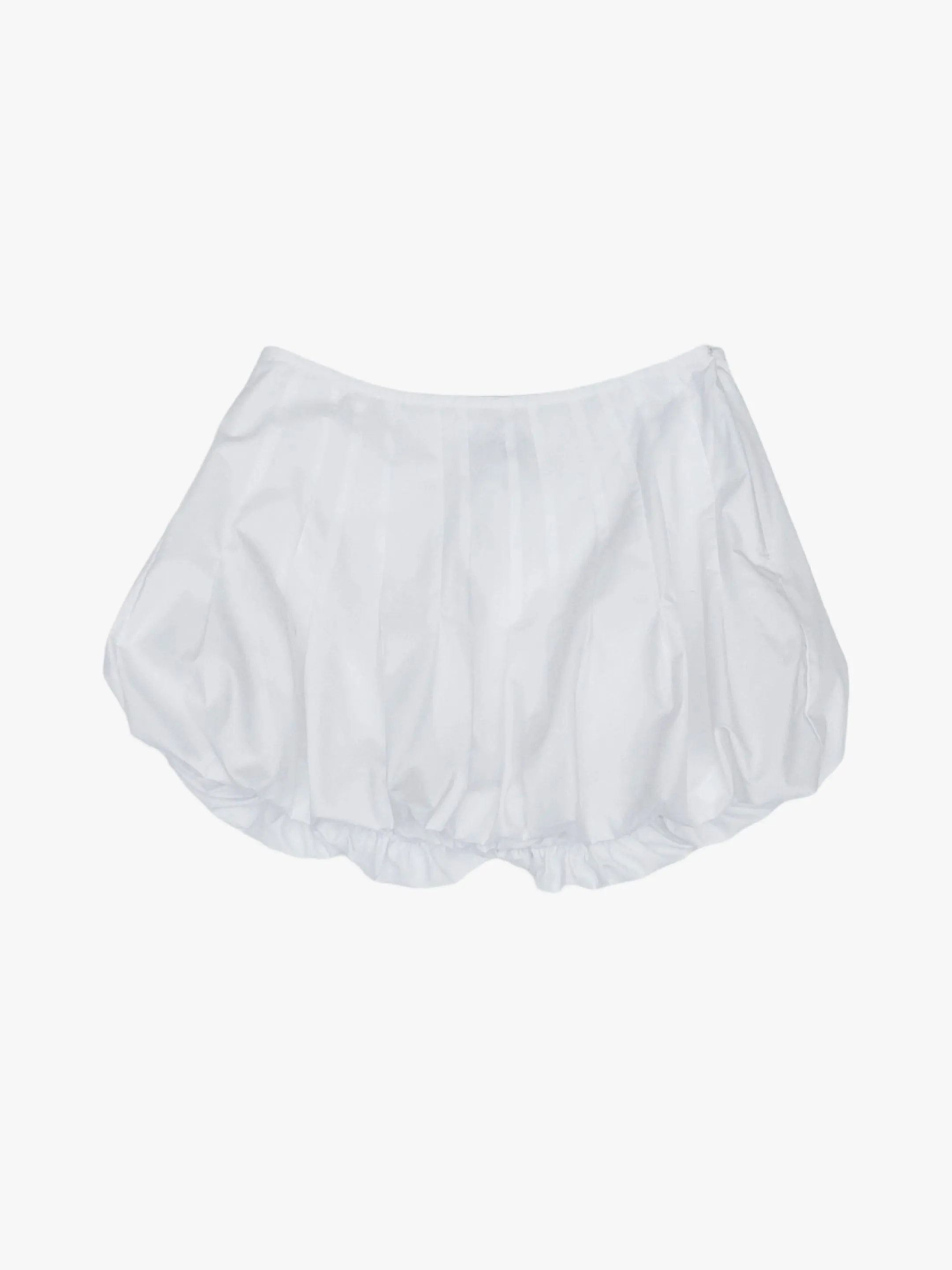 Cloud Mini Skirt - White