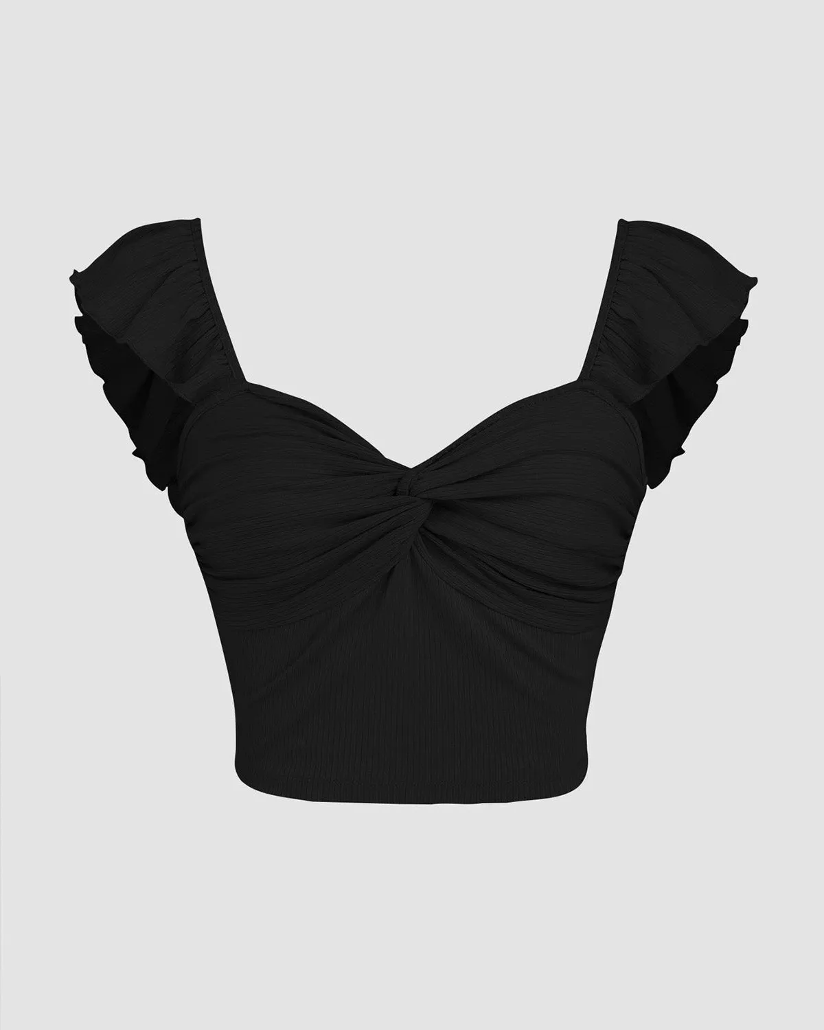 FRONT KNOT CROP TOP