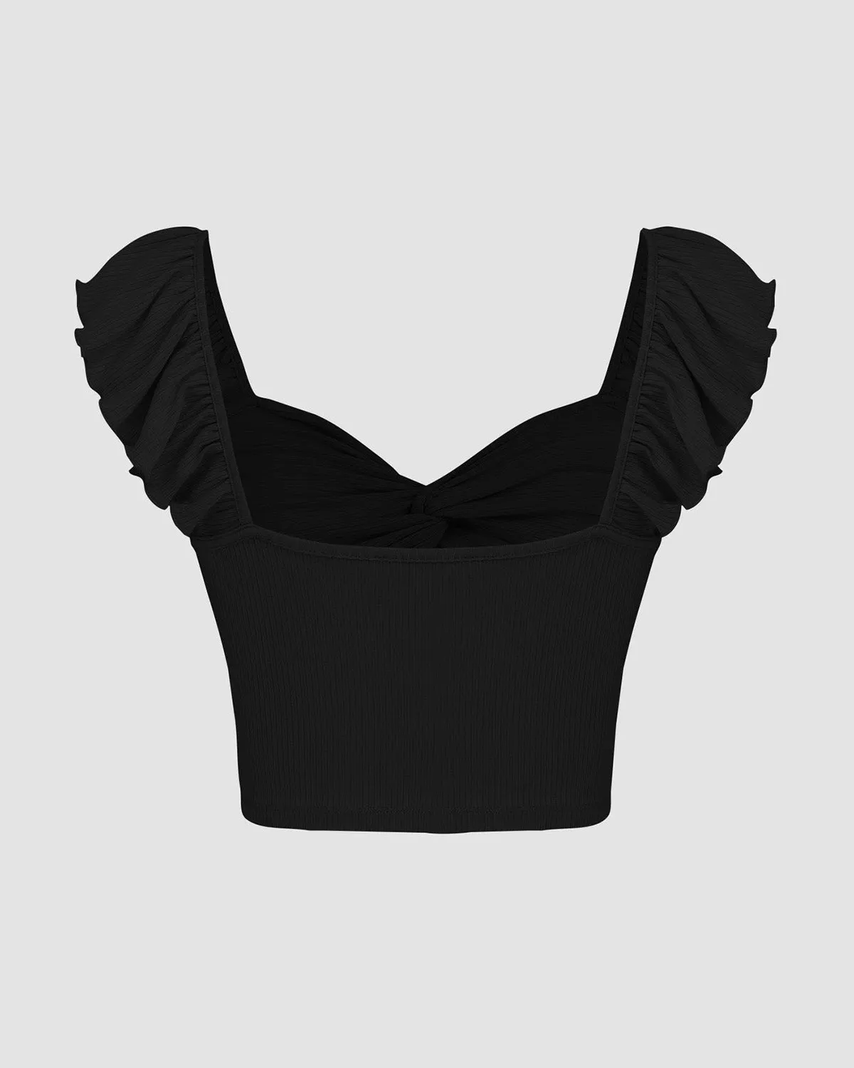 FRONT KNOT CROP TOP