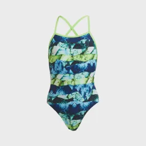 Funkita Girls Strapped In One Piece FS38G- Icy Iceland