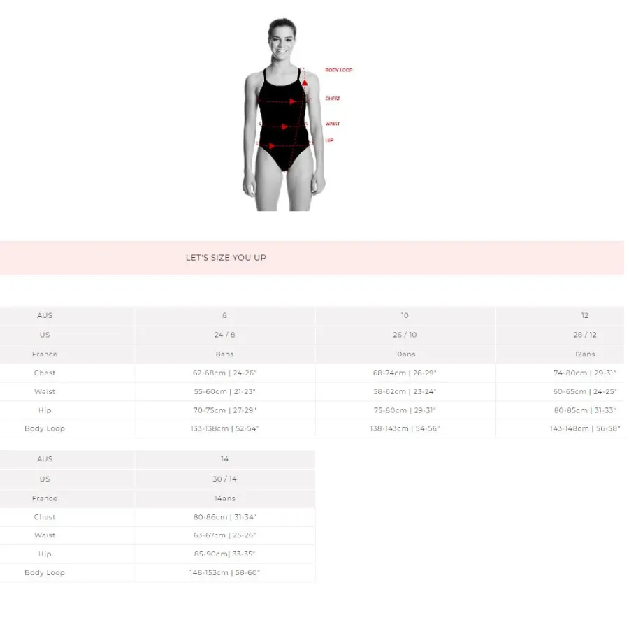 Funkita Girls Strapped In One Piece FS38G- Icy Iceland