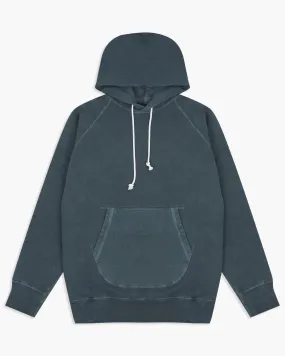 Good On Raglan Pullover Hood Sweat - Pigment Dyed Slate