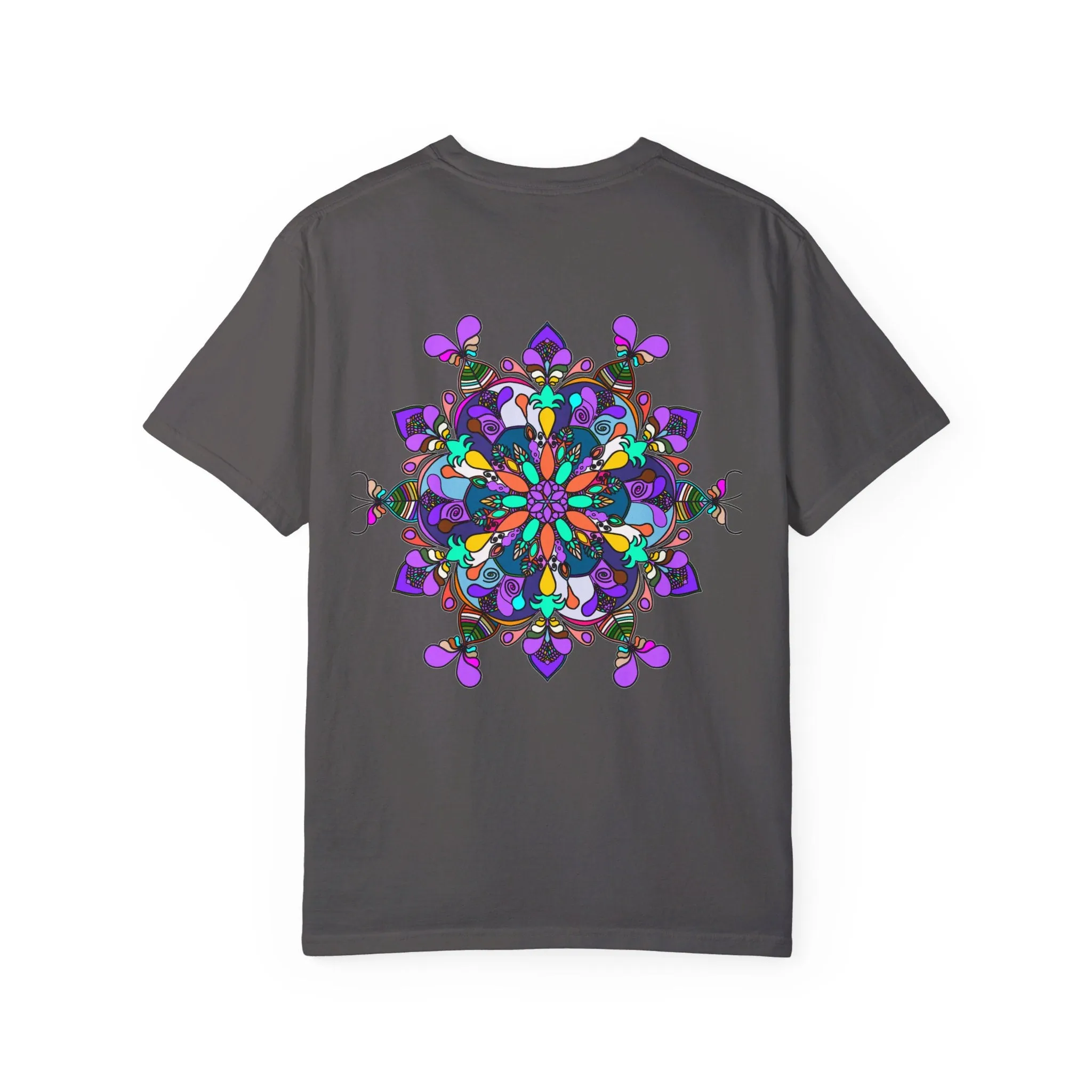 Hand-Drawn Mandala T-Shirt - 100% Ring-Spun Cotton