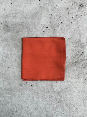 Paprika Silk Pocket Square