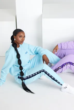 QUEEN BABY BLUE Crew Neck Jogger Set