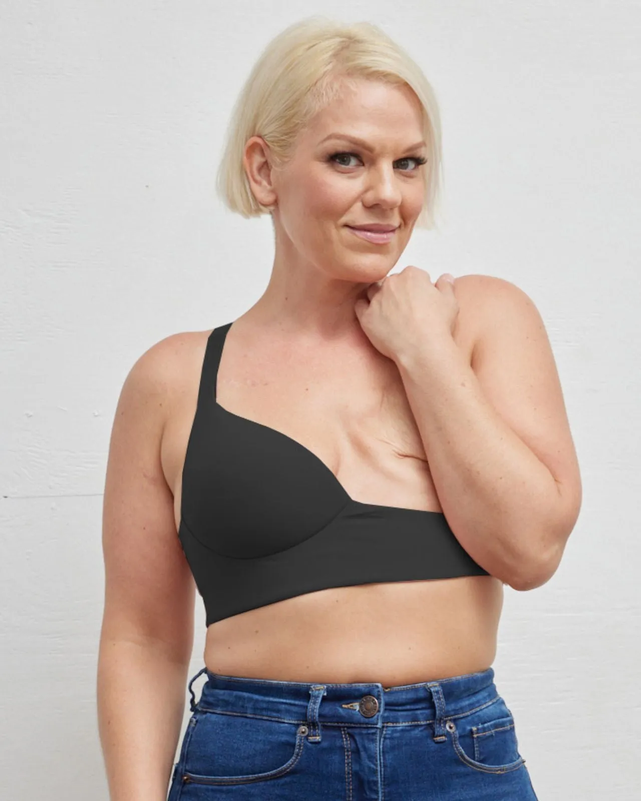 Rachel Unilateral Molded Right Cup Sling Bra