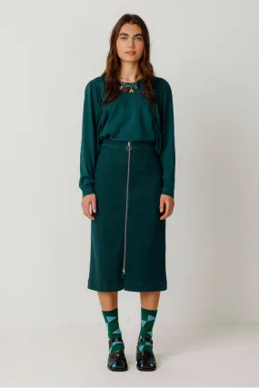 SKFK Dota skirt G9 dark green women