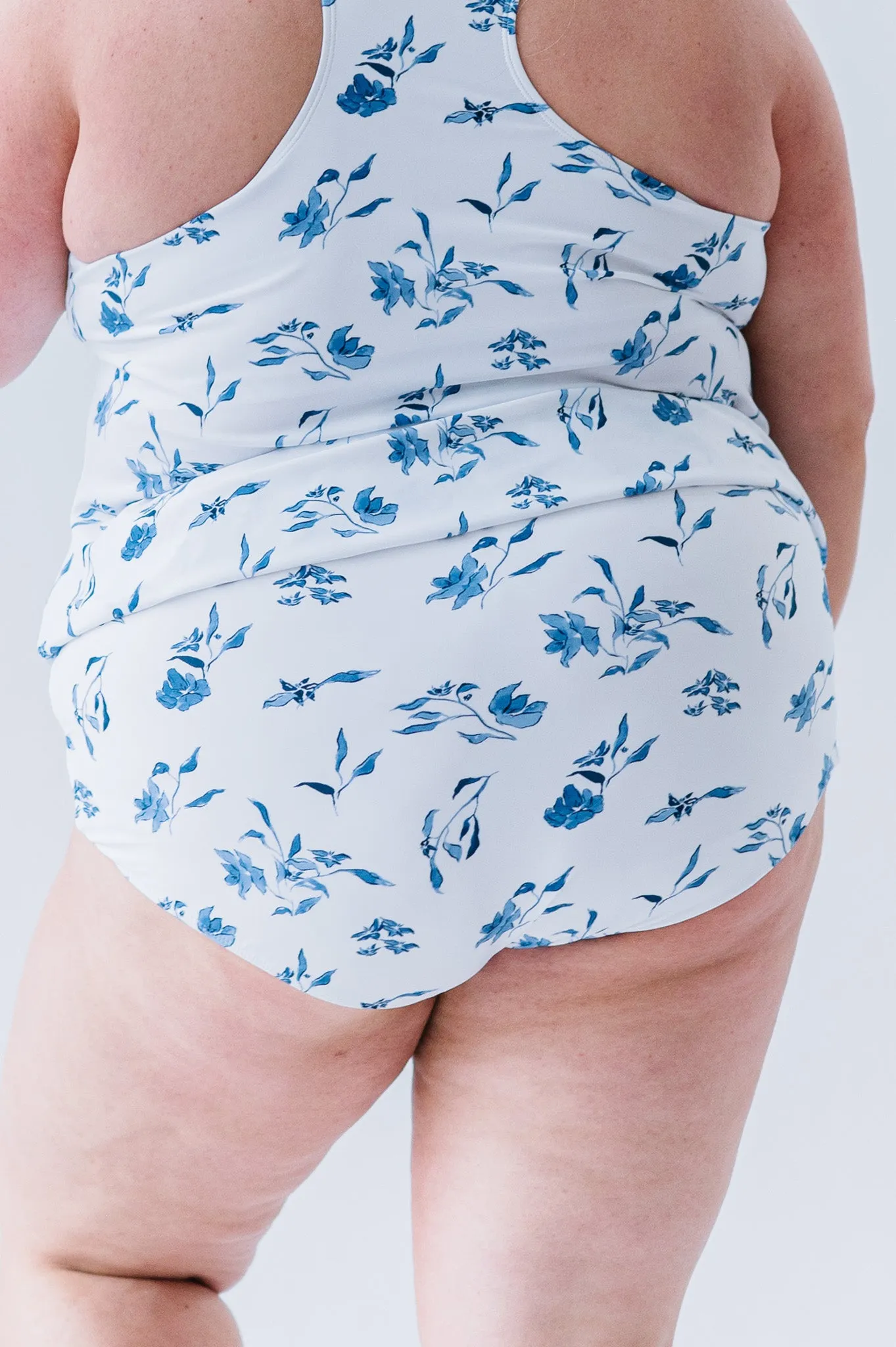 Sun Baked Bottom | Ocean Blue Floral