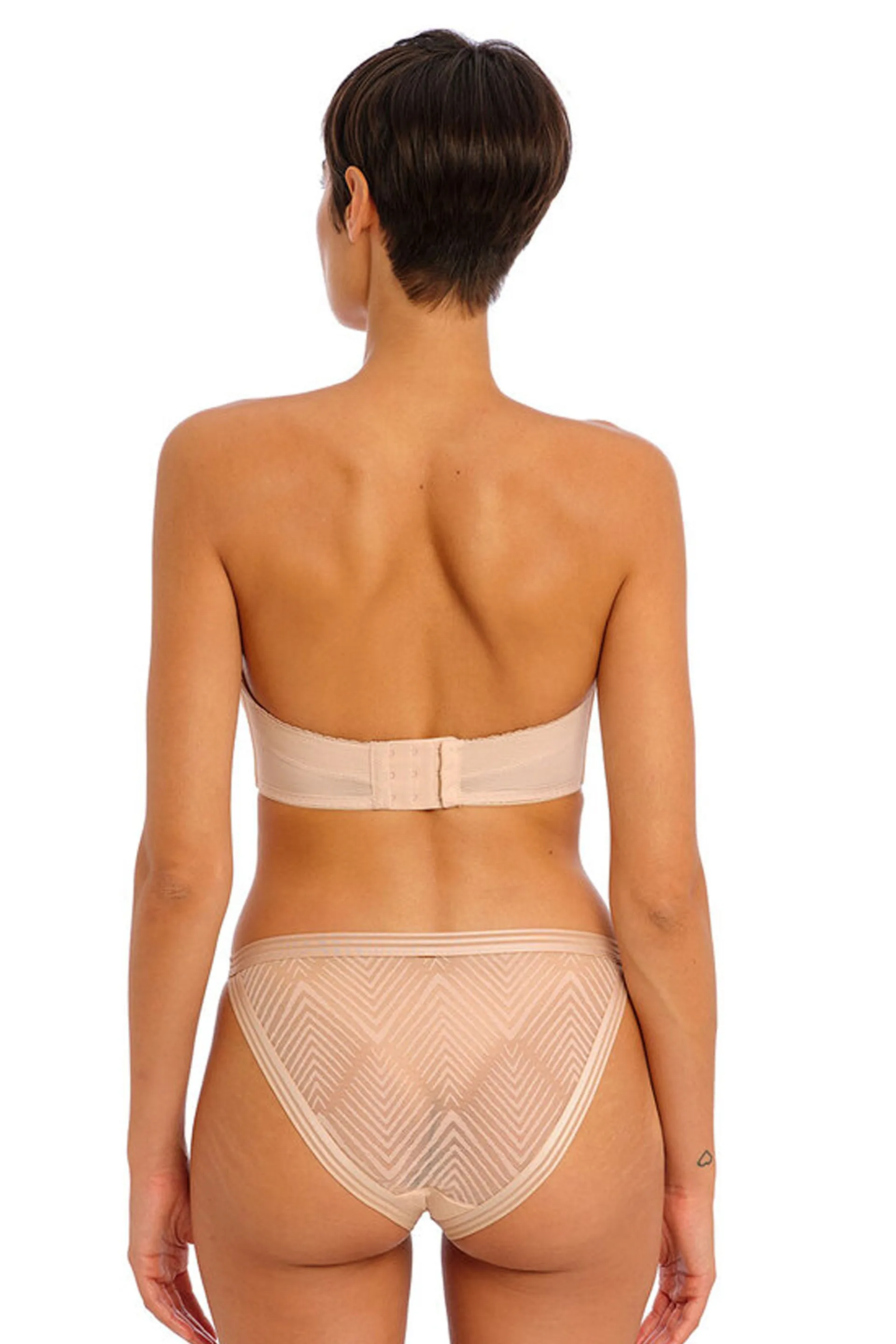 Tailored Moulded Strapless Bra Natural Beige