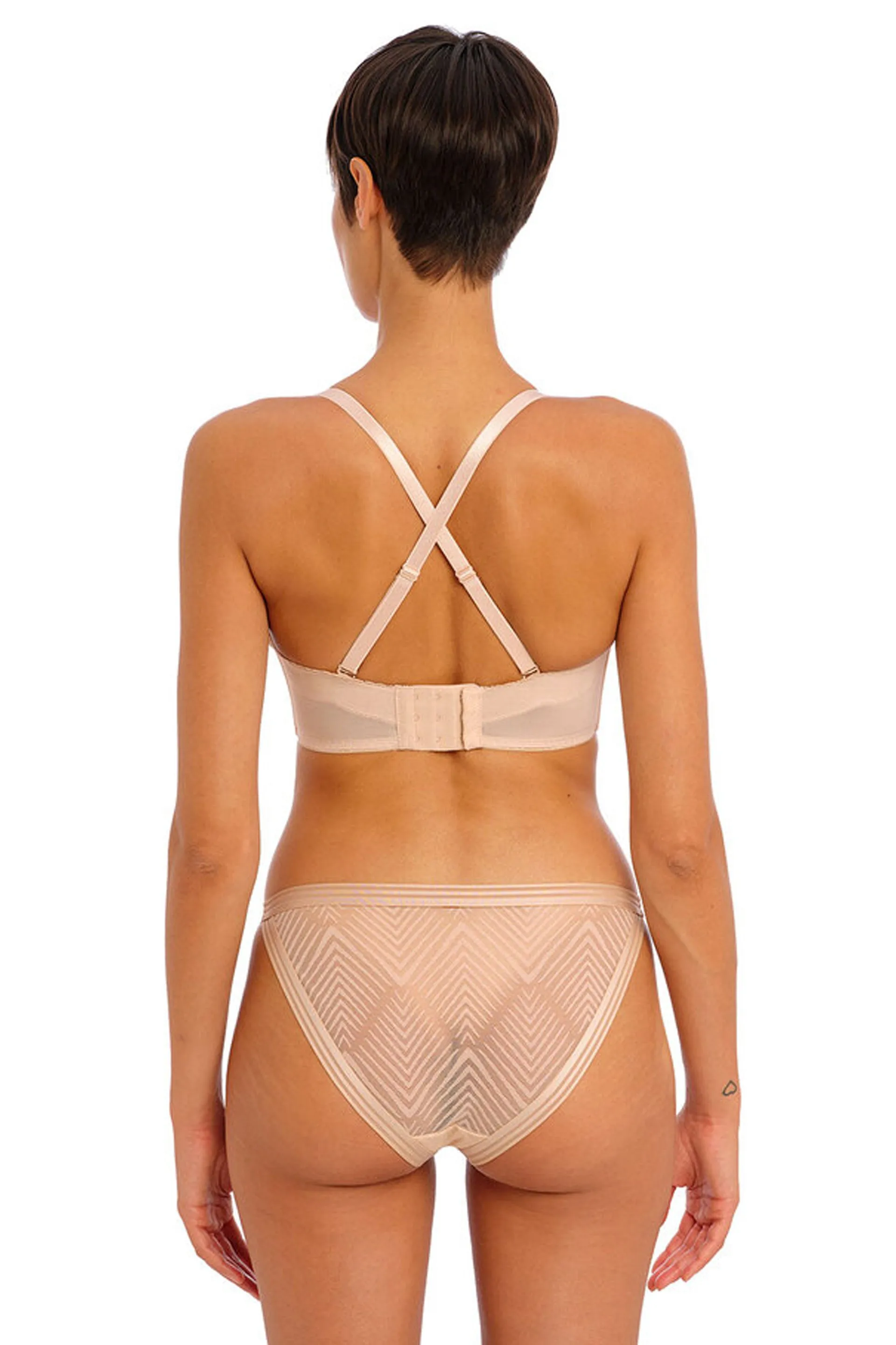 Tailored Moulded Strapless Bra Natural Beige