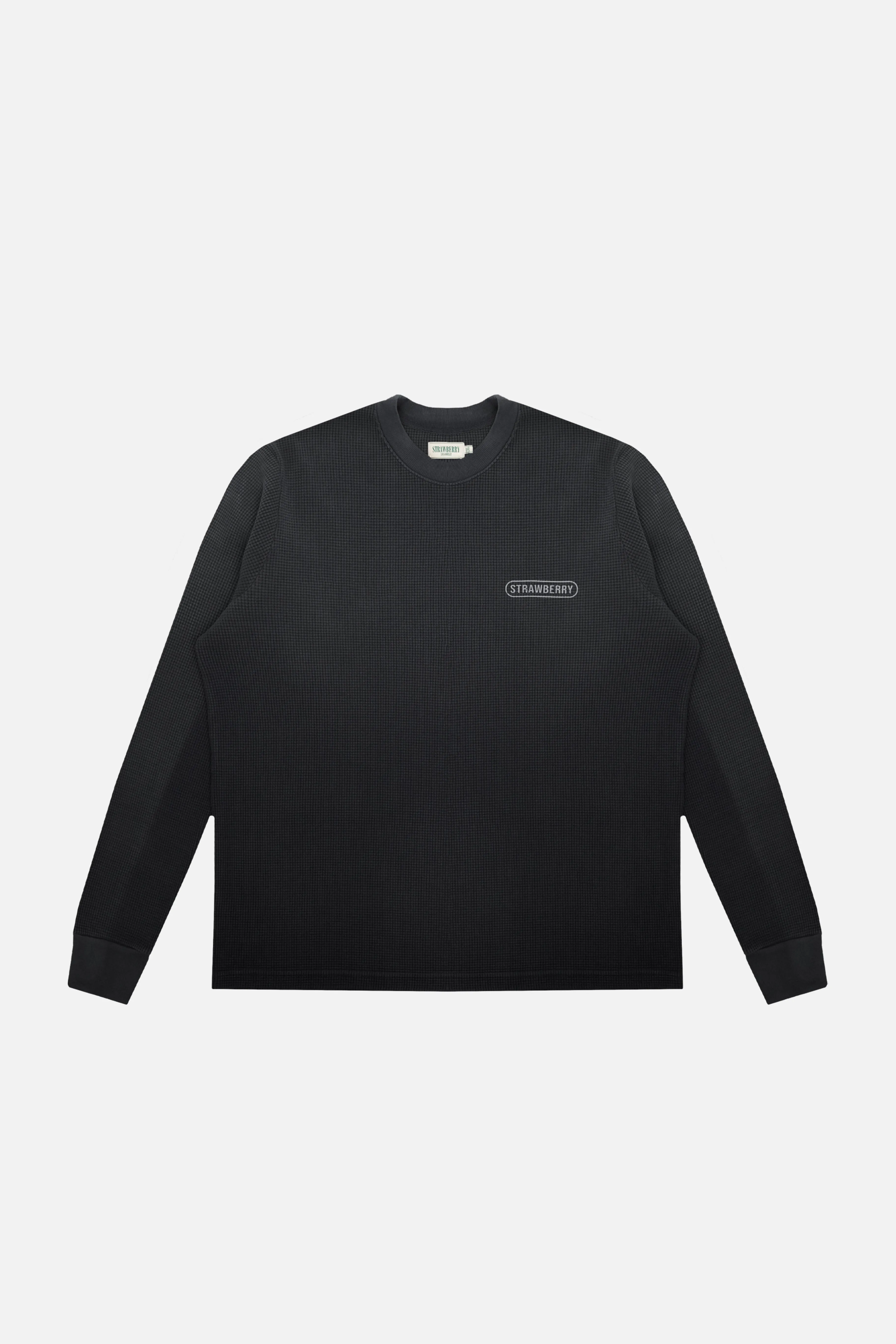 Vintage Thermal Long Sleeve - Black