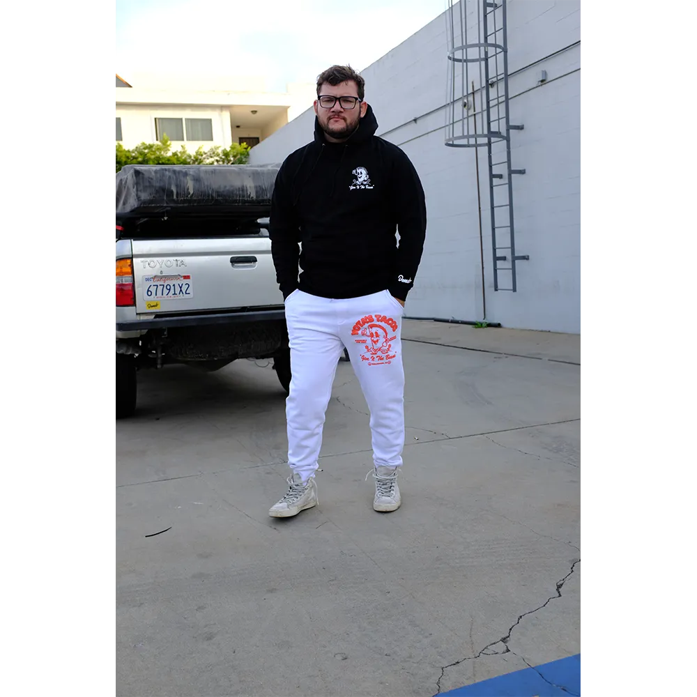 Yota's Tacos Sweatpants - White